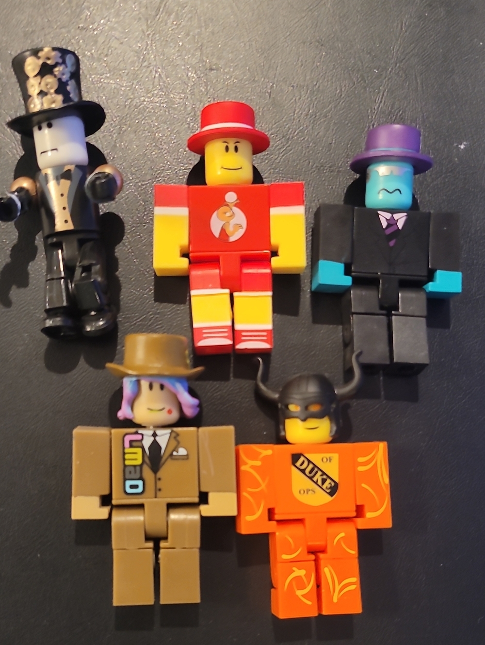 Roblox Collectible Minifigure Lot Of 5- Duke Of Ops & Alex Newtron